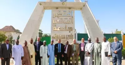 وفد نيجيري يزور جامعة بني سويف لبحث التعاون المشترك