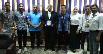 جامعة المنيا تكرم الفائزين في مسابقات أسبوع شباب المدن