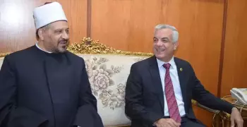 رئيس جامعة المنوفية يستقبل المستشار الأكاديمي لمفتي الجمهورية