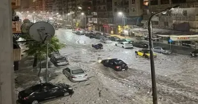 سيول الإسكندرية اليوم.. أجواء مرعبة (فيديو وصور)