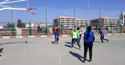 40 فريقا يشاركون في البطولة الدولية لكرة السلة بجامعة قناة السويس