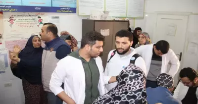 جامعة كفر الشيخ تطلق قافلة طبية بقرى المحافظة (صور)