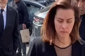 انهيار نور اللبنانية في عزاء زوجها يوسف أنطاكي (صور)