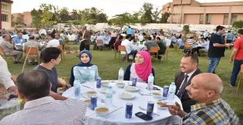 جامعة السادات تنظم إفطار جماعي لأعضاء هيئة التدريس