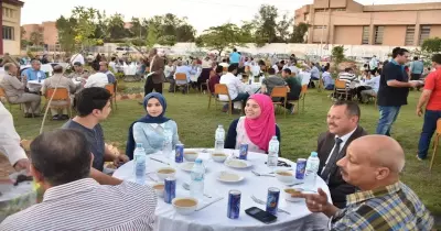 جامعة السادات تنظم إفطار جماعي لأعضاء هيئة التدريس