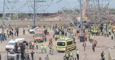 أسماء ضحايا حادث انهيار برج كهرباء بالجيزة