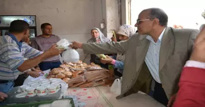 افتتاح منفذ لبيع منتجات الألبان في كلية البنات الإسلامية بأسيوط