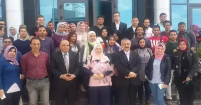 زيارة طلاب جامعة المنصورة لشركة «اثيدكو ومكتبة الإسكندرية» ضمن مبادرة كل يوم جديد