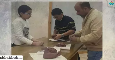 تعليم الأطفال «الدوائر الكهربية وفن النحت» في جامعة عين شمس (صور)