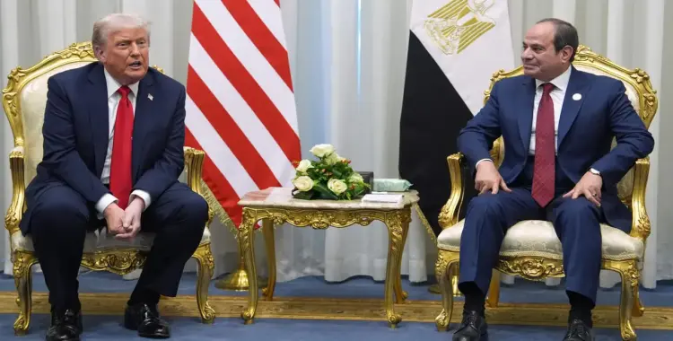  السيسي لترامب: أنت الوحيد القادر على وقف الحرب 