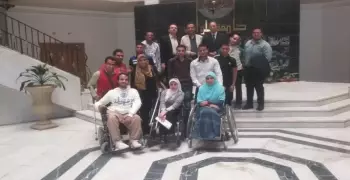 صور| وفد «التعليم العالي» يزور جامعة حلوان لتقييم ذوي الاحتياجات الخاصة