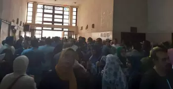 أول صور من محيط مقر محاكمة راجح قاتل محمود البنا