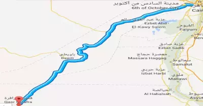 زحام في طريق الواحات الصحراوي بسبب مفاجئ.. إليك الطرق البديلة