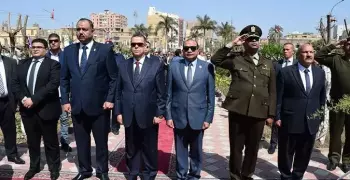 رئيس جامعة بني سويف يشهد احتفال المحافظة المئوي بعيدها القومي