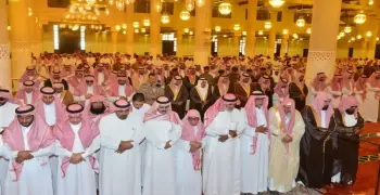 تشييع جثمان الأمير فيصل بن فهد بن مشاري بن جلوي