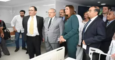 رئيس جامعة القاهرة يفتتح أعمال تطوير مستشفى أبو الريش بالمنيرة «صور»