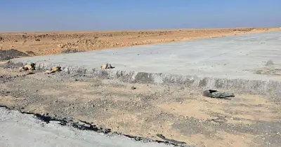 حوادث متكررة على طريق سيوة عيب عند الكيلو 60