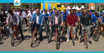 ماراثون عجل في مهرجان الترحيب بطلاب عين شمس