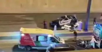 مصرع مواطن مصري في السعودية بعد سقوط سيارة الشرطة عليه.. تفاصيل
