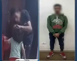 ضبط سائق بالجيزة بتهمة التعدي على ابنه البالغ 4 سنوات بالضرب والكي (فيديو)