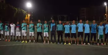 فوز فريق مدن جامعة سوهاج بالمركز الأول في دوري كرة القدم الخماسي