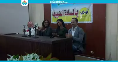 جامعة حلوان تكرّم شريف مدكور وفرح عامر بختام ندوة «نماذج إعلامية ناجحة»