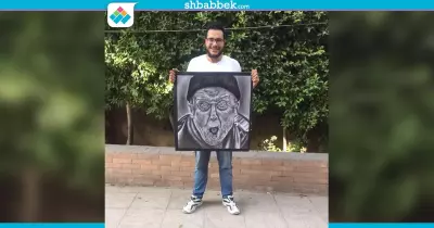 رسم بورتاريه.. مشاركة الطالب عبدالرحمن كمال