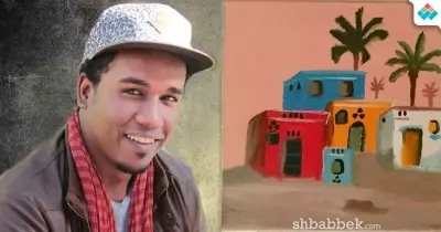 شاب أسواني يأخذك إلى «سحر النوبة» بلوحاته