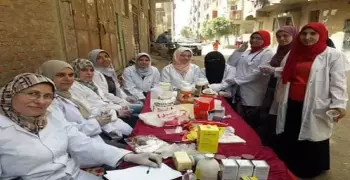 كلية طب بيطري بنها تنظم قافلة بيطرية لمركز قها (صور)
