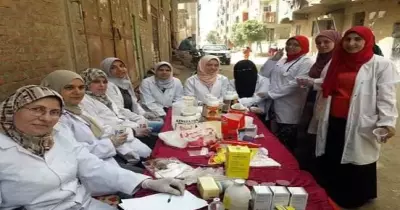 كلية طب بيطري بنها تنظم قافلة بيطرية لمركز قها (صور)