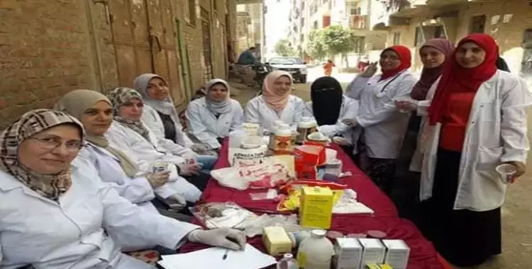  كلية طب بيطري بنها تنظم قافلة بيطرية لمركز قها (صور) 