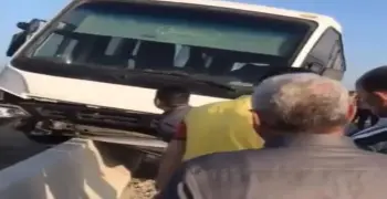 حادث الطريق الإقليمي بالشرقية اليوم.. تصادم سيارة نقل وأتوبيس ركاب (فيديو وصور)