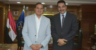 رئيس جامعة سوهاج يهنئ مدير أمن المحافظة الجديد