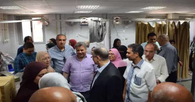 رئيس جامعة بنها يتفقد المستشفيات الجامعية في أول أيام العيد