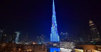 برج خليفة الآن مباشر.. شاهد احتفالية رأس السنة 2026
