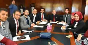 جامعة السادات تجتمع باتحاد الطلاب لبحث مشاكلهم