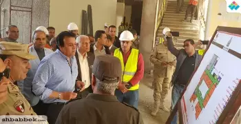 وزير التعليم العالي يتفقد إنشاءات جامعة الملك سلمان بشرم الشيخ (صور)