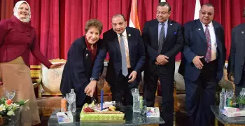 جامعة بني سويف تحتفل بعيد ميلاد الفنانة سميحة أيوب