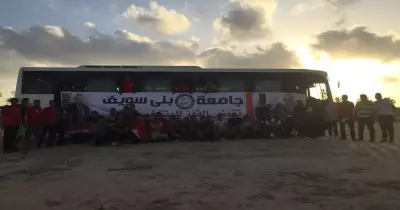 جوالة بني سويف تفوز بالمركز الأول في الدورة الكشفية الـ29 للجامعات