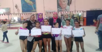 بالصور.. «التعليم» تكرم الطالبات الفائزات فى بطولة الجمهورية للجمباز الفني