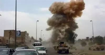 سبب الانفجار قرب مطار بغداد الدولي