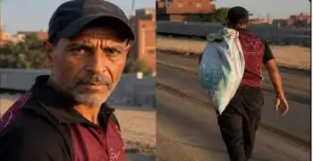 رامي جامع الخردة يتلقى إعانة مالية ويحصل على وظيفة بعد حبسه