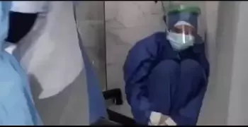 صورة ممرضة مستشفى الحسينية التي أفزعت المصريين