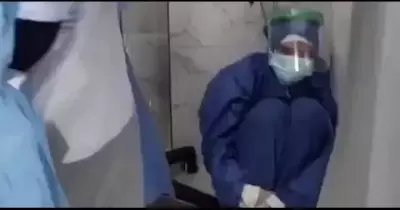 صورة ممرضة مستشفى الحسينية التي أفزعت المصريين