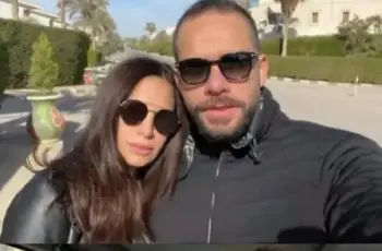 اللقطات الأولى لآمال ماهر وزوجها علي محجوب من شهر العسل