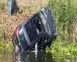 فيديو.. لحظة سقوط سيارة بترعة المريوطية في البدرشين ومصرع أسرة كاملة
