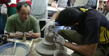أنماط الحياة اليابانية.. ورشة عمل بفنون جميلة المنيا (صور)