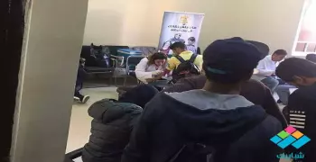 صور| جامعة الأزهر تجري تحاليل فيروس سي على الطلاب