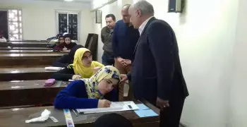 صور| عميد «الطفولة المبكرة» بجامعة بني سويف يتفقد لجان الامتحانات