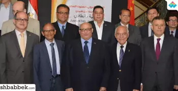 رئيس جامعة عين شمس يستقبل فاروق الباز وهاني عاز بقصر الزعفران (صور)